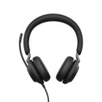 Auriculares Jabra Evolve2 40 SE mit Kabel USB-C für Calls und Musik, Passiv Geräuschunterdrückung, Mikrofon, Busylight, Schwarz