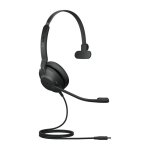 Jabra Evolve 2 30 USB-C Headset für Büro/Callcenter, Schwarz