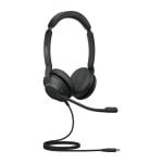 Jabra Evolve 2 30 USB-C-Kopfband-Headset für Büro/Callcenter, Schwarz
