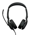 Casque Jabra Evolve2 50 avec câble USB-A, Bluetooth 5.2, ANC, usage bureau, noir