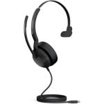 Jabra Evolve 2 50 Casque serre-tête USB-C pour bureau/centre d'appels noir