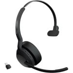 Jabra Evolve 2 55 Bluetooth-Headset für Büro/Callcenter, Schwarz (25599-889-899)