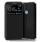 Coole glatte schwarze Flip-Cover-Hülle für ZTE Blade A53 Pro