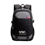 Zaino NASA BAG02 Travel per laptop 15.6 pollici Nero USB Oxford