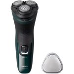 Rasoio Elettrico Viso Philips Shaver 3000X Series X3002/00 Senza Filo 40min Funzionamento a Umido 3 Testine Rifinitore
