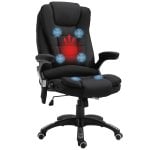 Vinsetto Silla De Masaje Reclinable Con 6 Puntos De Masaje 68x72x110-120cm Negro Vinsetto Silla De Masaje Reclinable Con 6 Puntos De Masaje 68x72x110-120cm Negro