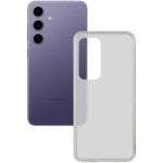Ksix Coque Flexible Anti-Empreintes Digitales Compatible avec Chargement Sans Fil Transparente pour Samsung Galaxy S24+
