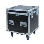 Kimex Flightcase 60 X 60 X 60 Cm Con Bandeja Y Separador Interno
