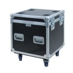 Flightcase Kimex 60 X 60 X 60 Cm Con Vassoio E Separatore Interno