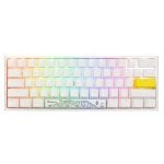 Ducky One 2 Pro Classic Mini Teclado Mecánico Gaming Switch Gateron Yellow RGB PBT Blanco