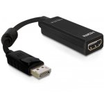 Delock 61849 Adaptador DisplayPort 1.1 macho a HDMI Hembra Pasivo Negro