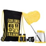 Set Esploratore National Geographic Prismatico + Bussola + Rete + Lente d'ingrandimento + Borsa