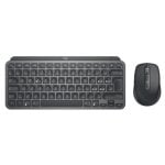 Logitech MX Keys Mini Combo Company Tastiera wireless Grafite Layout italiano + Mouse MX Anywhere 3