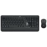 Logitech MK540 Advanced Combo Tastiera e Mouse Wireless per Windows, Ricevitore USB Unifying 2,4 GHz, Tasti di Scelta Rapida Multimediali, Durata Batteria di 3 Anni, per PC, Laptop