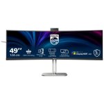 Philips 49B2U5900CH 48.8" LED UltraWide Dual QHD 75Hz Curvo Webcam USB-C