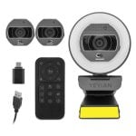 Yeyian Webcam Streaming Autofocus avec Microphone