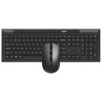 Combo tastiera e mouse wireless Qwerty multimodale Rapoo 8210M nero