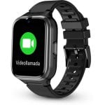 SPC Smartee 4G Senior 4G GPS 42mm IPS Schwarz IP68 SpO2 Herzfrequenzmessung SOS-Taste