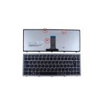 Teclado Portátil Lenovo Flex 14 G400s Negro con Marco Plata