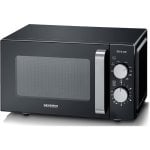 Severin MW 7762 Mikrowelle mit Grillfunktion, 20 l, 800 W, Schwarz