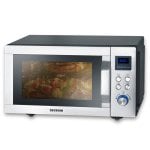 Severin MW 7777 Micro-ondes 3 en 1 Grill et Convection Base en Verre 25L 900W Inox