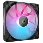 Corsair iCUE LINK RX140 RGB Expansion Fan Ventilador Suplementario PWM Negro Corsair iCUE LINK RX140 RGB Expansion Fan Ventilador Suplementario PWM Negro