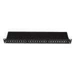 Lapara Networking LA-4010202 Painel de Ligações para Rack 1U 24 Portas RJ-56 Cat. 6 FTP Preto