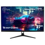 Monitor da gioco profondo 27" LED IPS QHD 75Hz FreeSync