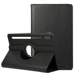 Coole schwarze Kunstlederhülle für Lenovo Tab P12 12,7"