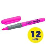 Bic Marking Highlighter Grip Scatola di pennarelli fluorescenti 12 unità rosa