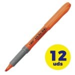 BIC Brite Liner Grip marqueur 12 pièce(s) Pointe biseautée Orange