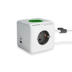 Allocacoc Prise modulaire Allocacoc, 3 prises de courant, chargeur sans fil, prises A + C