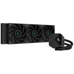 Flüssigkeitskühlung DeepCool LS720S Zero Dark 360mm 3 Lüfter LED Weiß
