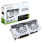 ASUS Dual GeForce RTX 4070 SUPER White Edition 12GB GDDR6X DLSS3