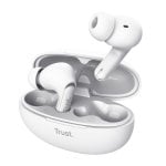 Trust Yavi ENC V1.0 Cuffie Bluetooth con custodia di ricarica bianca