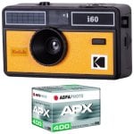 Kodak Pack Kodak i60 Fotocamera analogica riutilizzabile + pellicola gialla ISO 400 da 36 pose