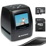 AgfaPhoto Pack Realiview Afs100 Digital Scanner Digital 35/135mm USB Negro + Tarjeta de 32Gb MicroSD