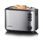 Tostapane Con 2 Fessure Severin At 2514 Acciaio Inossidabile Spazzolato / Nero 850 W