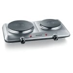 Severin DK 1014 Hornillo de Mesa Portátil 2 Fuegos Acero Inoxidable Pulido 2500W Severin DK 1014 Hornillo de Mesa Portátil 2 Fuegos Acero Inoxidable Pulido 2500W