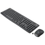 Logitech MK295 Silent Wireless Keyboard Combo Mouse incluso USB QWERTY Grafite italiana