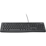 Tastiera con cavo Logitech K120 USB QWERTY Tastiera italiana Nera