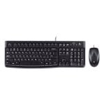 Tastiera Logitech Desktop MK120 Mouse incluso USB QWERTY Italiana Nera