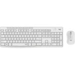 Logitech MK295 Silent Wireless Keyboard Combo Mouse incluso USB QWERTY Bianco italiano