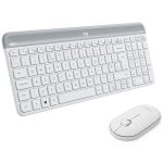 Tastiera Logitech MK470 Mouse incluso RF wireless QWERTY Bianco Italiano