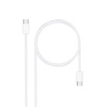 Cavo USB 2.0 tipo C Nanocable 10.01.6002-CO/ USB tipo C maschio - USB tipo C maschio/ fino a 60 W/ 480 Mbps/ 2 m/ Bianco Cavo USB 2.0 tipo C Nanocable 10.01.6002-CO/ USB tipo C maschio - USB tipo C maschio/ fino a 60 W/ 480 Mbps/ 2 m/ Bianco
