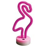 Forever Neon Led su supporto fenicottero rosa