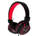 Cool Toronto Auscultadores com Microfone Jack 3.5mm Pretos/Vermelhos