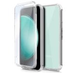 Fantastica custodia in silicone trasparente 3D anteriore + posteriore per Samsung S711 Galaxy S23 FE