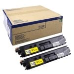 Cartouche Toner Original Brother TN-329YTWIN Jaune 2 Unités