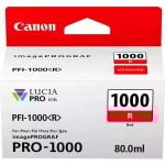Cartucho de Tinta Fotográfico Original PFI-1000 R Rojo